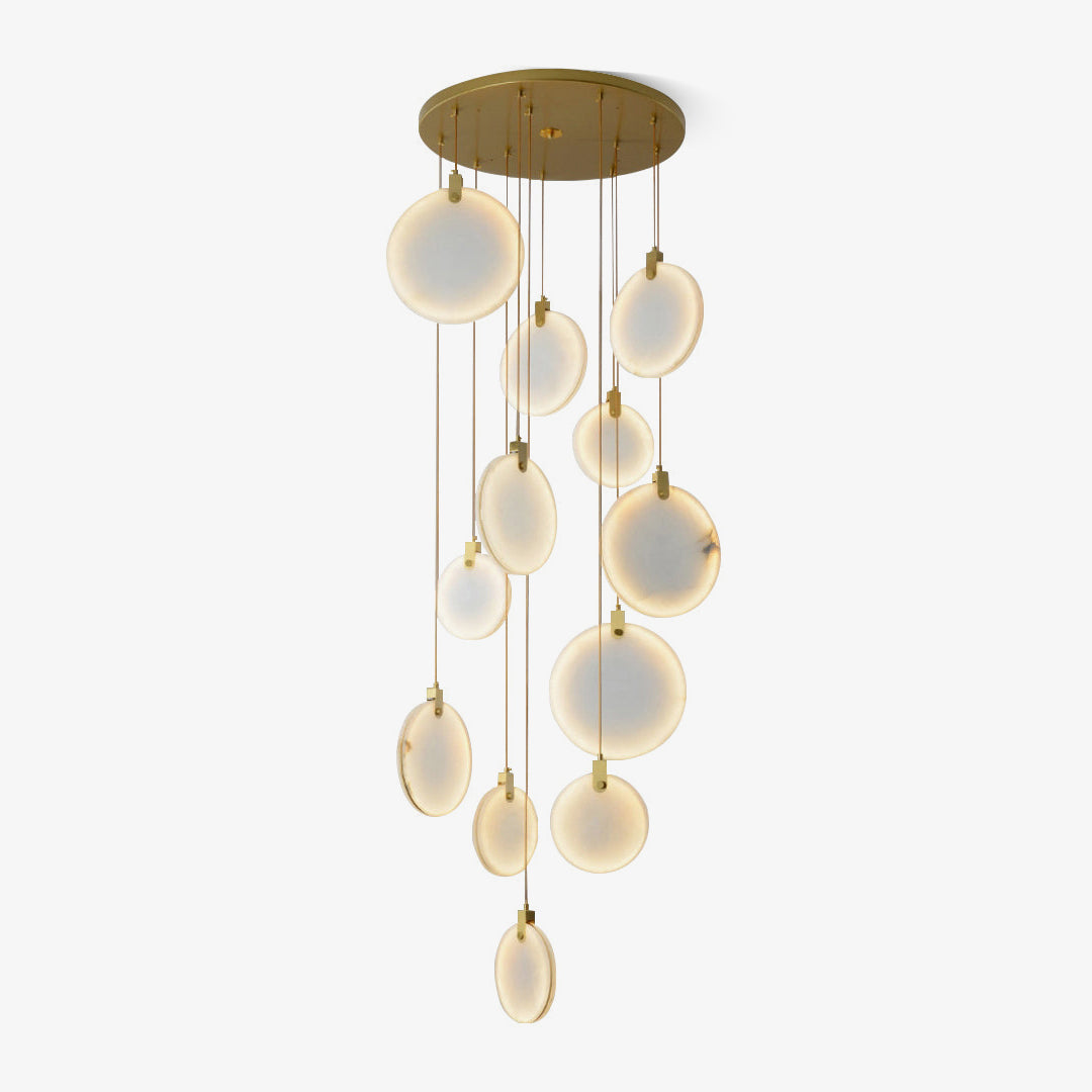 Soft Ambient Glow Alabaster Pendant Light